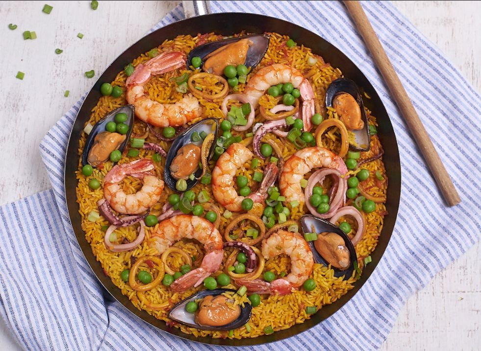 Paella de marisco